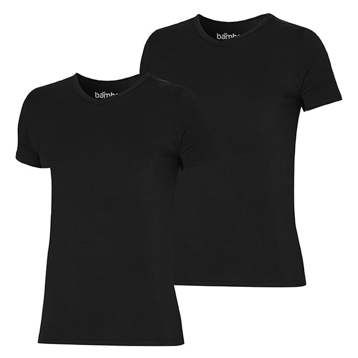 Bamboe T Shirt V-hals Heren 2-pack