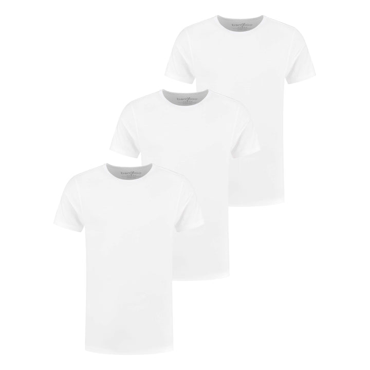 Bamboe T Shirt Ronde Hals Heren 3-pack