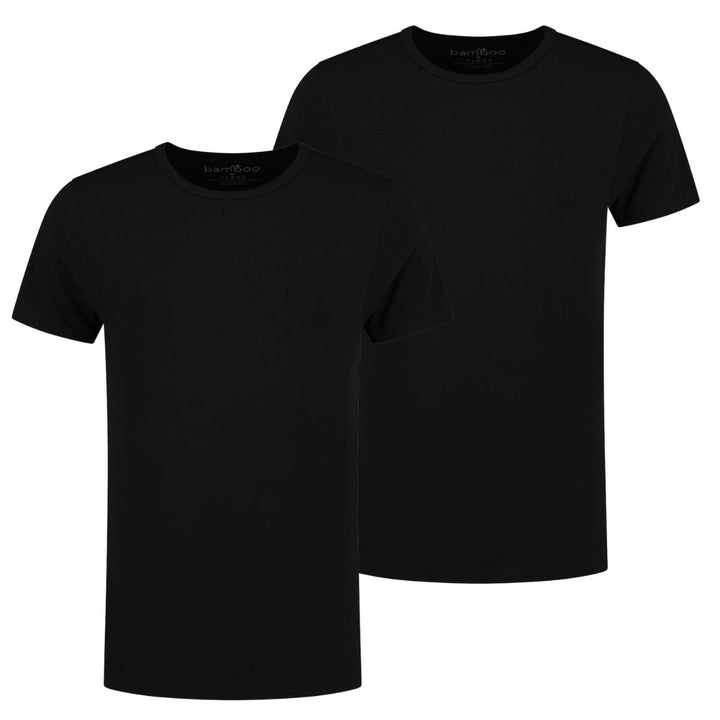 Bamboe T Shirt Ronde Hals Heren 2-pack